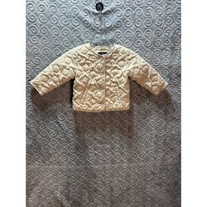 Baby Gap Quilted Jacket Beige‎ 18 24 Months
